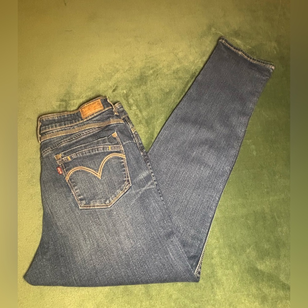 Levi's Blue Skinny Jeans Classic Denim, Size: 14M, 32”W x 32”L (5234)